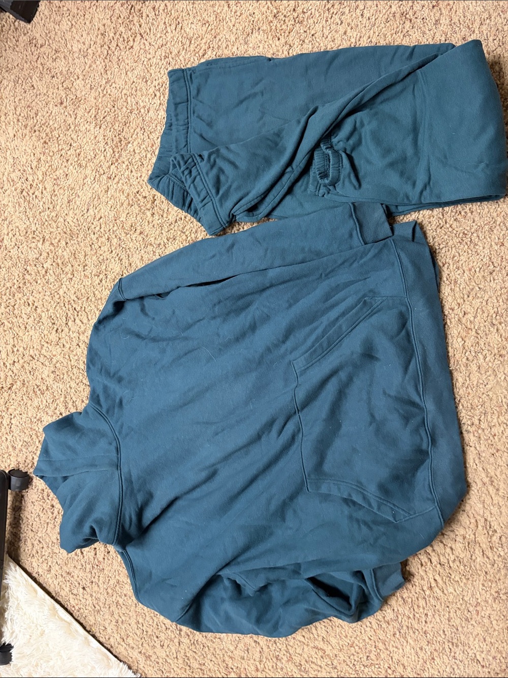 No Boundaries Teal Pullover Hoodie and Sweatpants Set